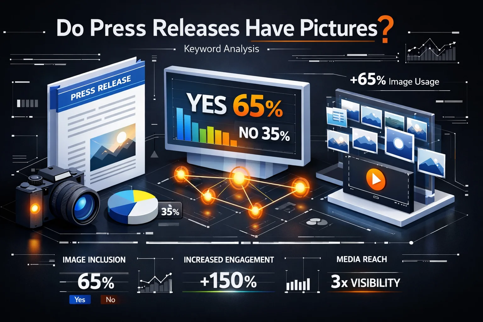 the impact of including pictures in press releases for SEO and media pickup in 2026